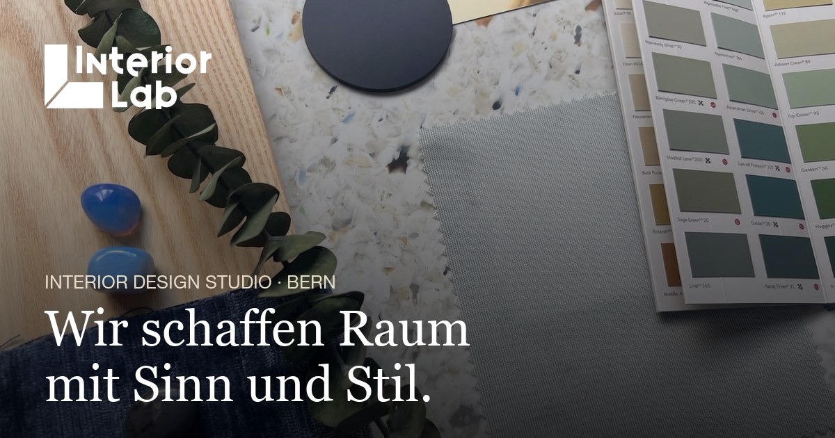 Interior Lab · Wir schaffen Raum mit Sinn und Stil